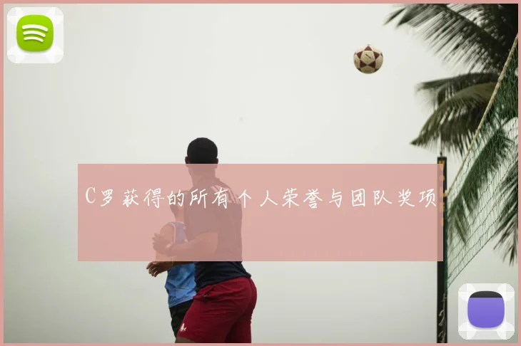 C罗获得的所有个人荣誉与团队奖项